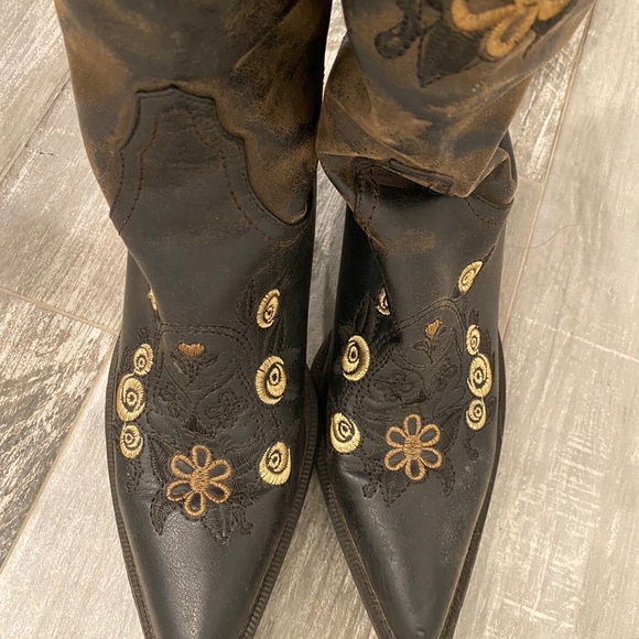 Dallas Texas Bouti, Pointed toe woman cowboy boots - Picture 5 of 12